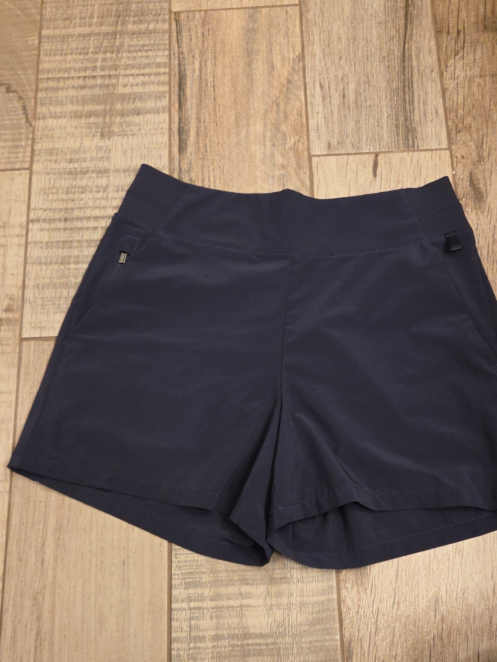Athleta Navy Stretch Athletic Shorts